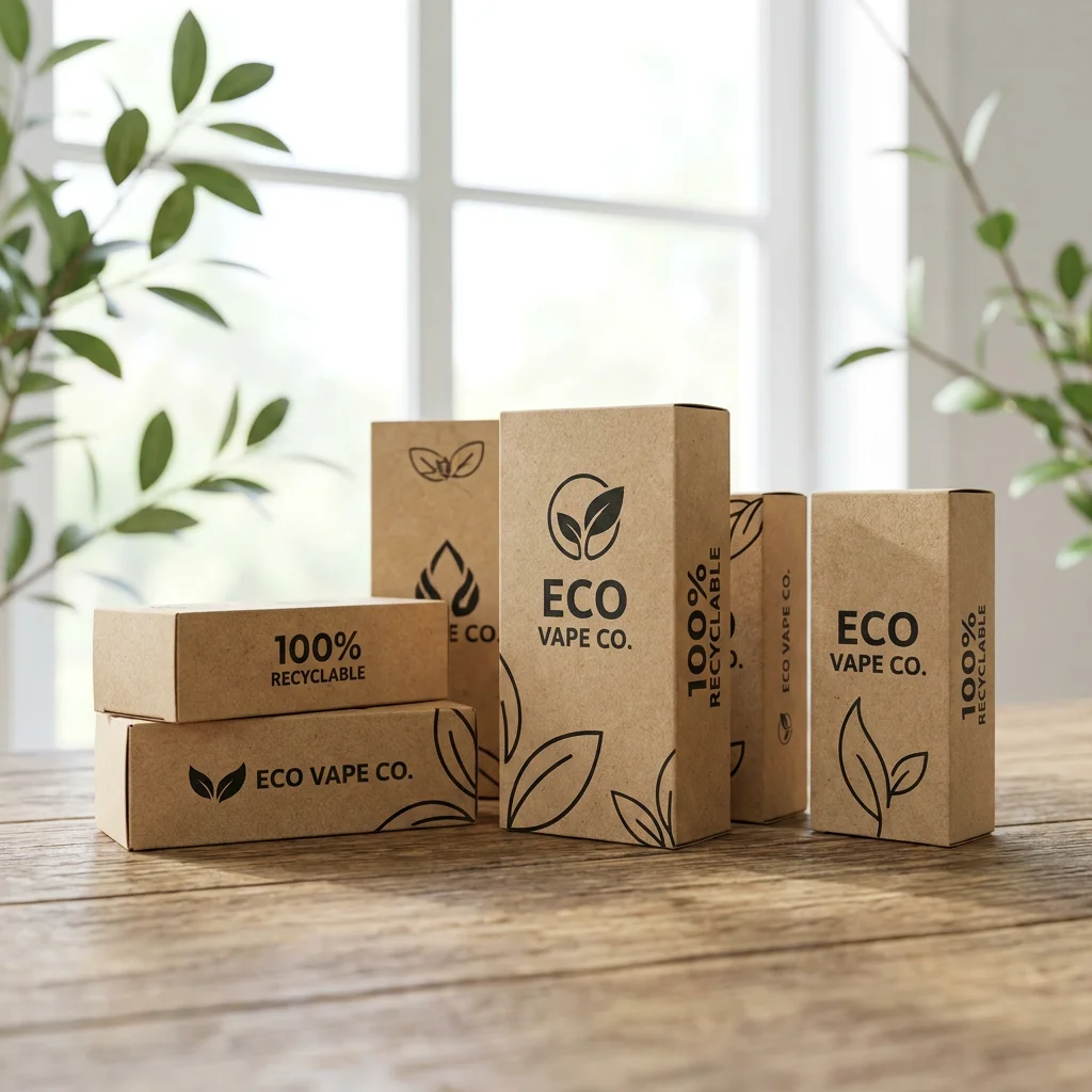 Eco-friendly Kraft Paper Vape Packaging